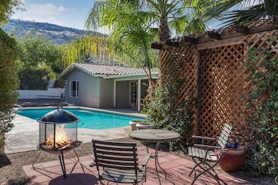 Secluded backyard