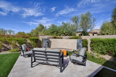 Fountain and Fireplace