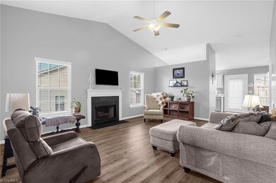 Gorgeous Living Room with vaulted ceilings and wonderful natural light.