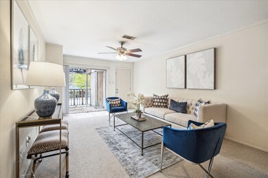 View from Dining Room to Living Room and the Patio