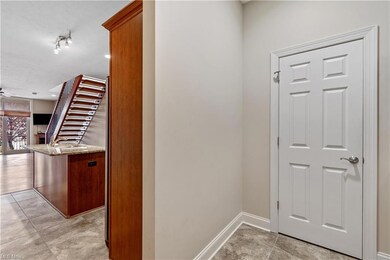 Front hall closet inside unit