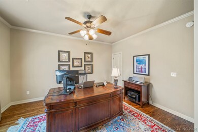 Office with closet and French Doors