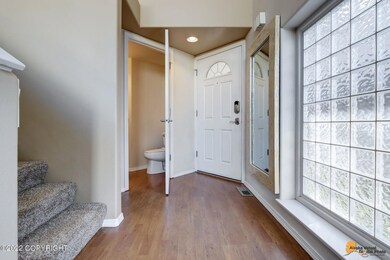 entryway & powder bath