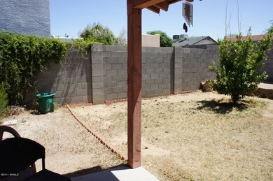 back yard looking to the east