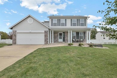 Brick Front Elevation with Covered Porch