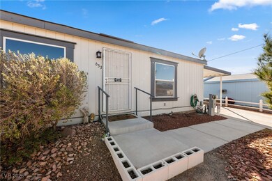 Entrance to property with railed step up