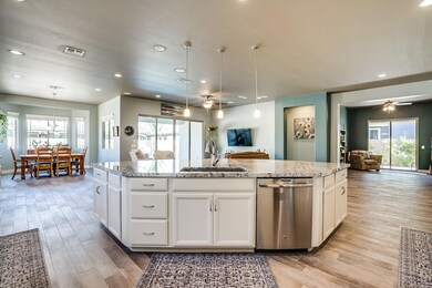 Great island for entertaining