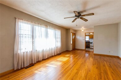 Large picture window that faces south