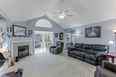 looking into sun room