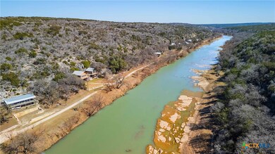 Colorado River  Cabins on the left