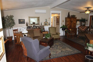 Large Great room with Cathedral Ceiling.