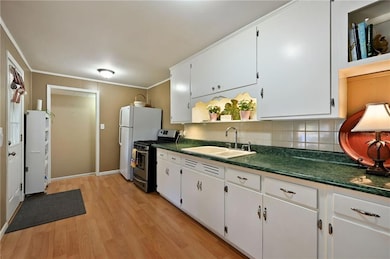 Generous counter space, and access to the driveway.