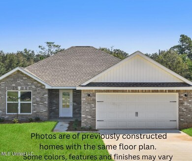 Photos are of previously constructed hom