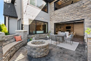 Multiple outdoor spaces to relax or entertain in.