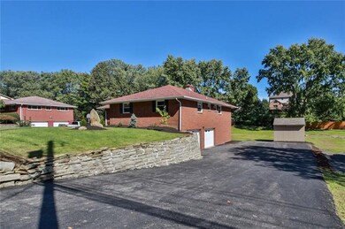 Huge driveway with 2 car integral garage