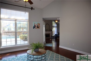 Living room View of Pool