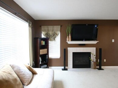 Family Room. Another view of the fireplace.