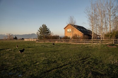 West side pasture looking north towards the home a