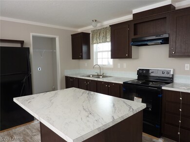 Kitchen with center island