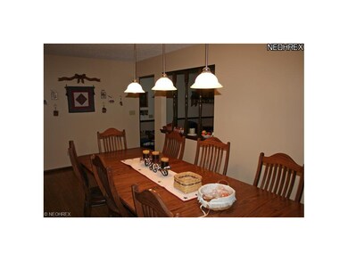 Dining area is large enough to entertain your frie