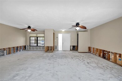 View of the front door from the lanai.
