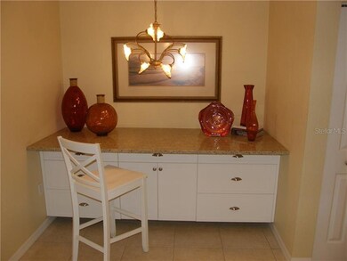 Built in buffet with granite top added in 2016.  A