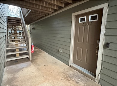 Condo 2102 is on the lower level from parking area