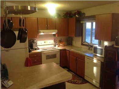 Kitchen with updated cabinet fronts, new sink and 