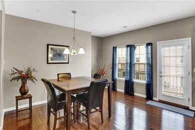 Kitchen is open to dining area.