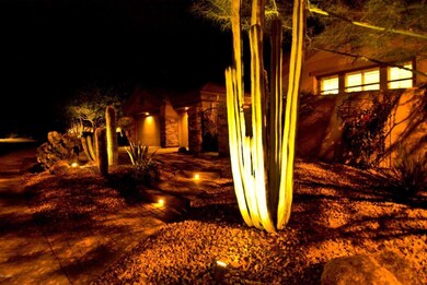 front yard night