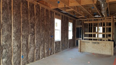 Great room. photo of home under construction. June