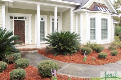 Fresh landscaping, home recently pressure washed