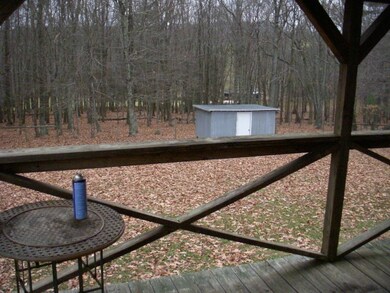 Covered Porch & Back Yard