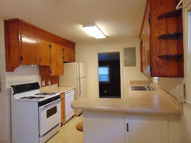 Kitchen from dining area