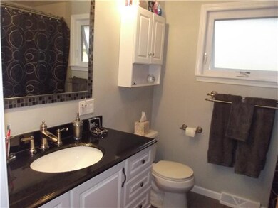 Bathroom Sharp remodeled bathroom with granite & w