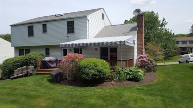 SPRINGTIME WITH YOUR AWNING UP!  Gorgeous!