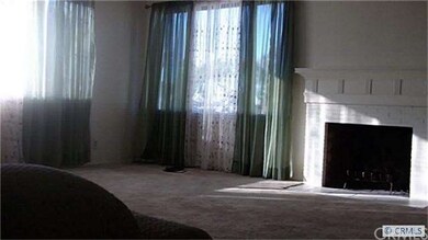 View of the fireplace in the living room