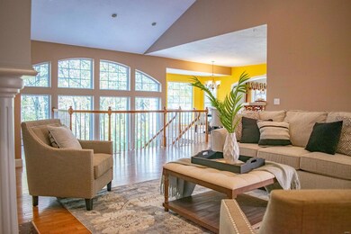 Open staircase and lots of windows!