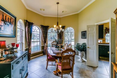 Stunning Dining room is large and bright!