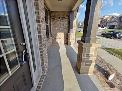 Porch featuring a residential view