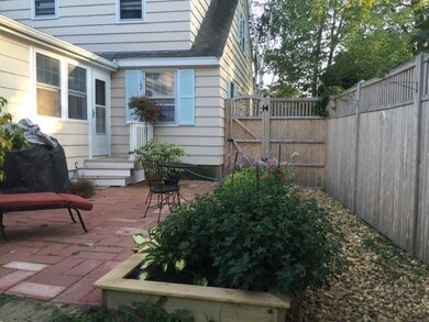 Another picture of the fenced yard.