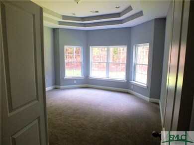 French door entry into master bedroom