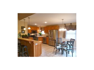 Nice large kitchen with stainless steel appliances
