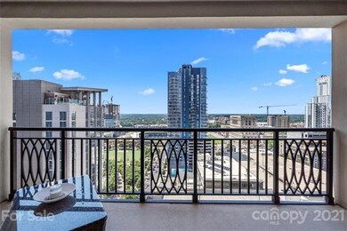 Unobstructed views of Romare Bearden Park and the 