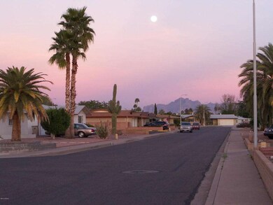 Looking down your street.