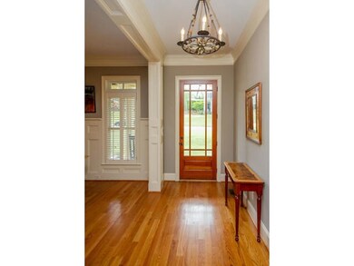 Foyer has a spacious welcoming entry