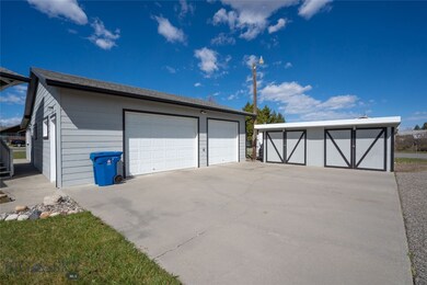 Oversized garage with attached shop space!