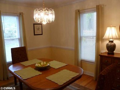 Dining Room - The dining room showcases wood floor