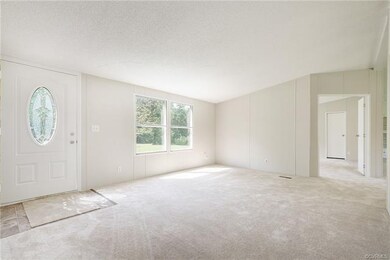 Front Entrance and Living Room