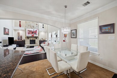 This photo showcases a modern, open-concept living
